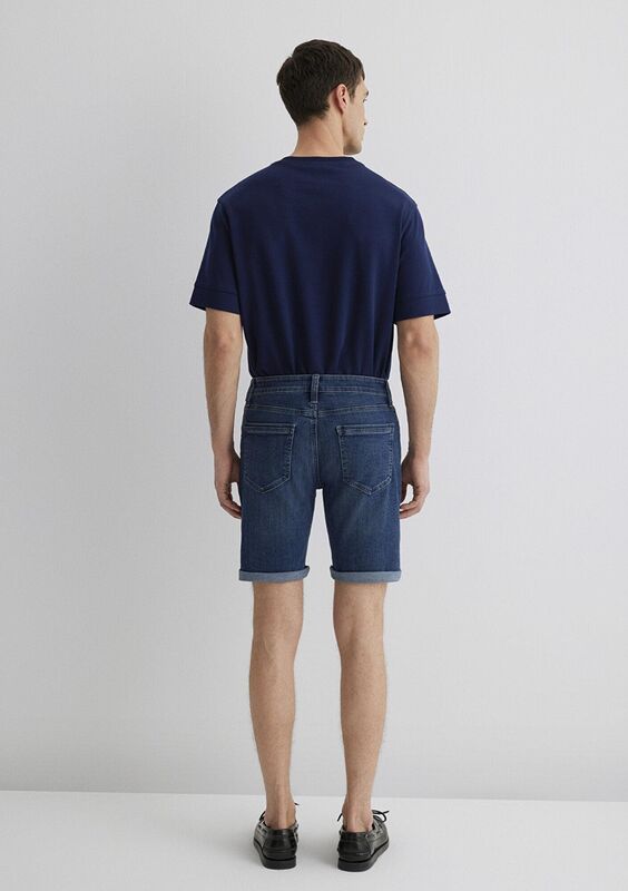 BRIAN Erkek Mavi Denim Şort - M04184