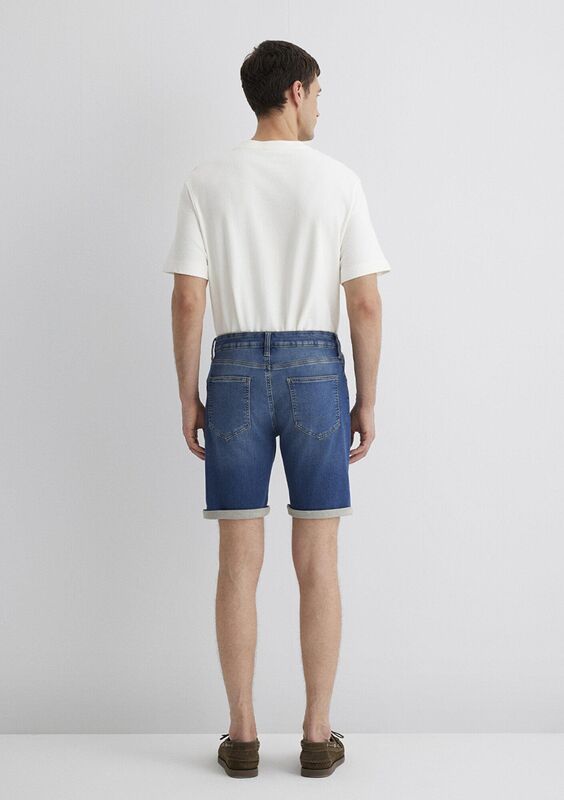 BRIAN Erkek Mavi Denim Şort - M04184