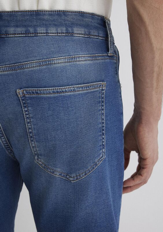 BRIAN Erkek Mavi Denim Şort - M04184