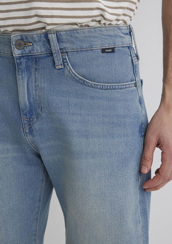 BRIAN Erkek Mid Vintage Comfort Denim Şort - M04184