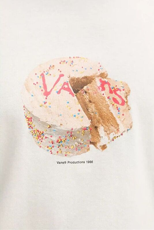 Caked SS Erkek Beyaz T-Shirt - VN000R15