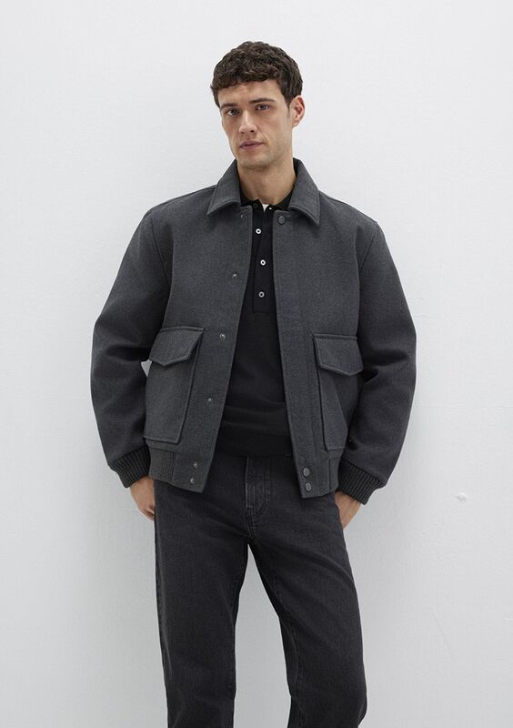 Mavi - CEKET Erkek Koyu Gri Ceket - M0110658