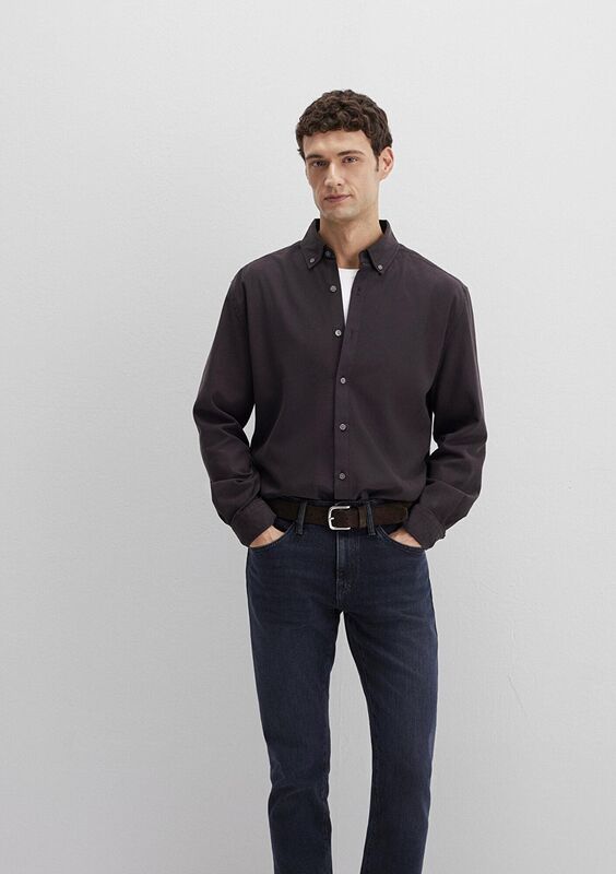 CEPLİ GÖMLEK Erkek Kahverengi Gömlek - M0211751