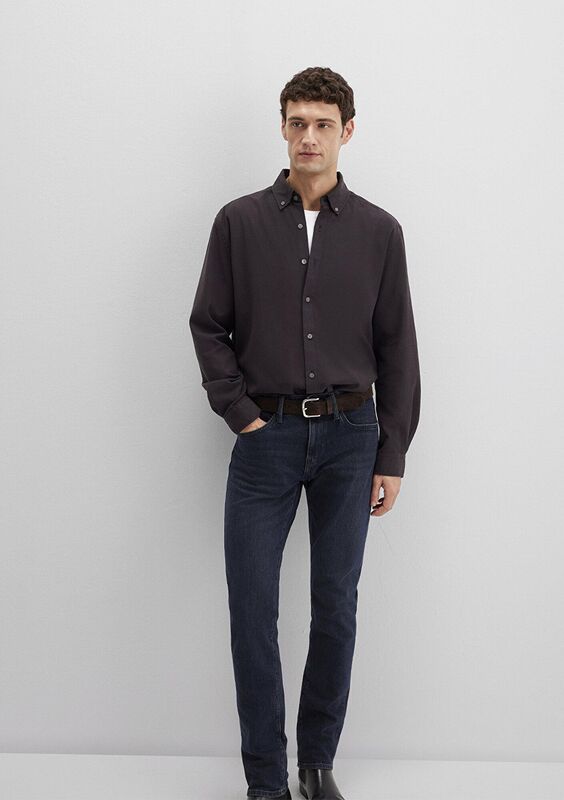 CEPLİ GÖMLEK Erkek Kahverengi Gömlek - M0211751