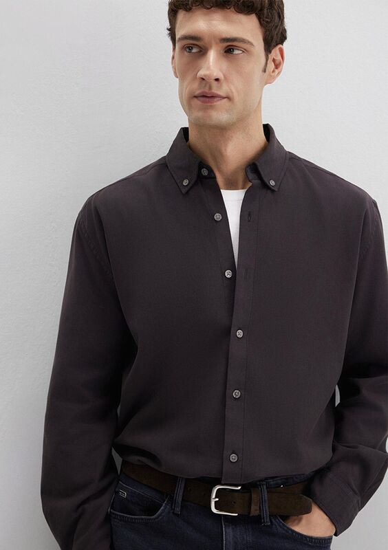 CEPLİ GÖMLEK Erkek Kahverengi Gömlek - M0211751