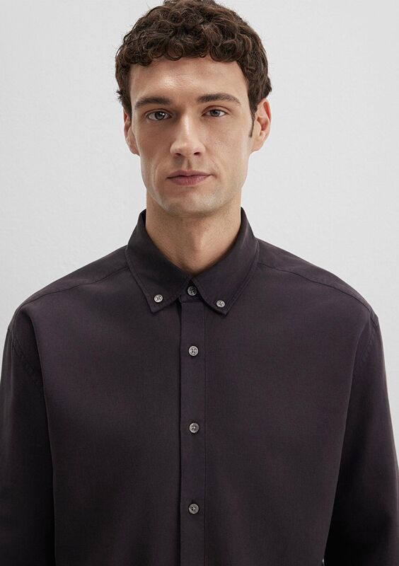 CEPLİ GÖMLEK Erkek Kahverengi Gömlek - M0211751