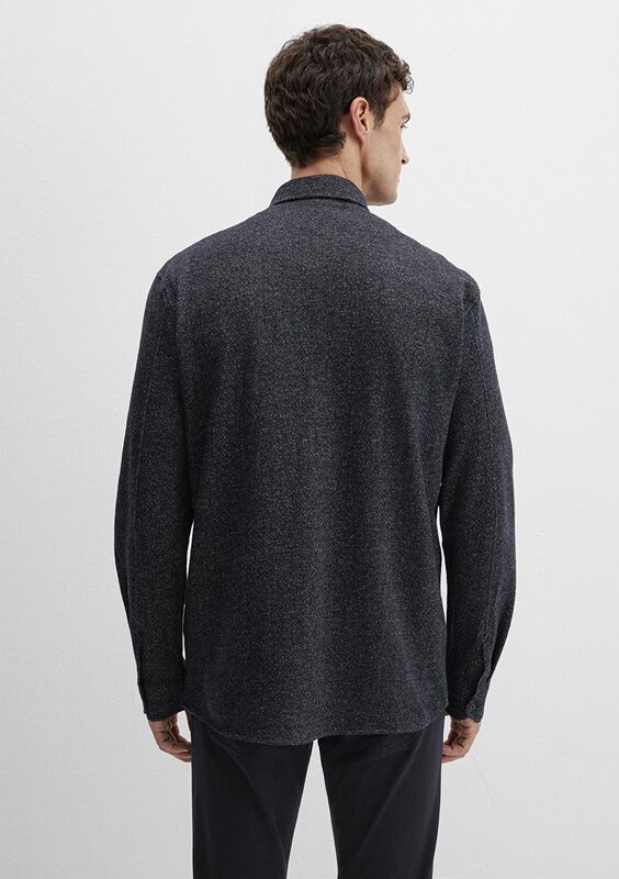 CEPLİ GÖMLEK Erkek Koyu Mavi Gömlek - M0211764