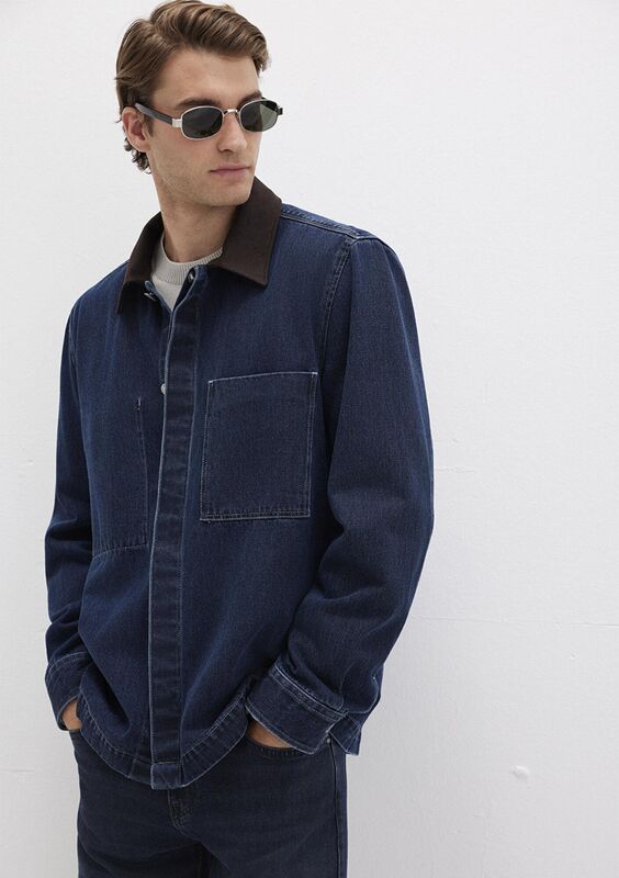 Mavi - CEPLİ GÖMLEK Erkek Mavi Gömlek - M0211753