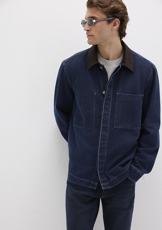 CEPLİ GÖMLEK Erkek Mavi Gömlek - M0211753