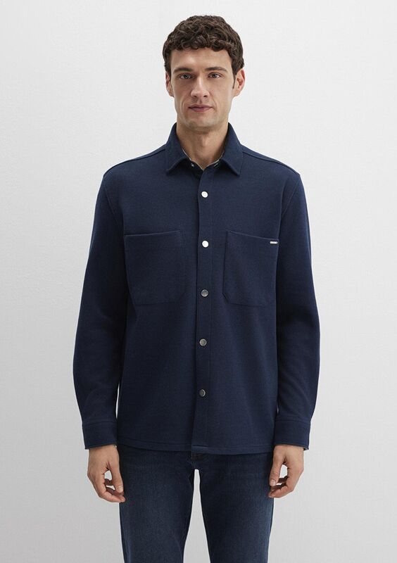 CEPLİ GÖMLEK Erkek Mavi Gömlek - M0211771