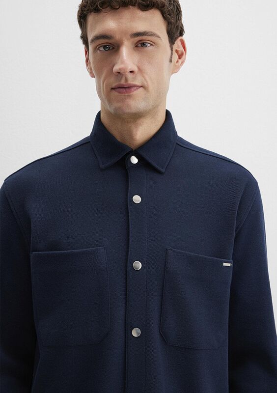 CEPLİ GÖMLEK Erkek Mavi Gömlek - M0211771