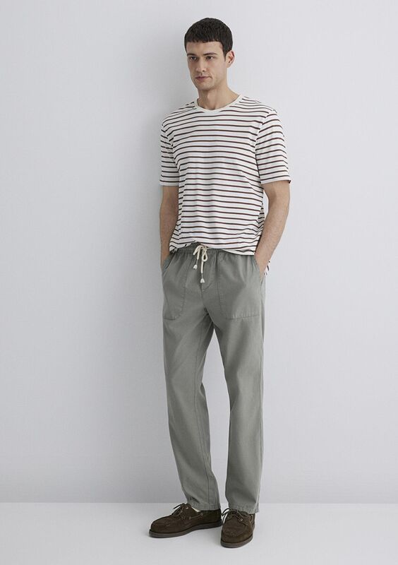 CEPLİ PANTOLON Erkek Yeşil Pantolon - M0010156