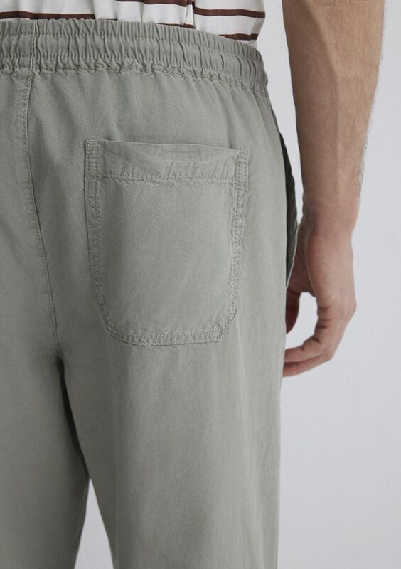 CEPLİ PANTOLON Erkek Yeşil Pantolon - M0010156