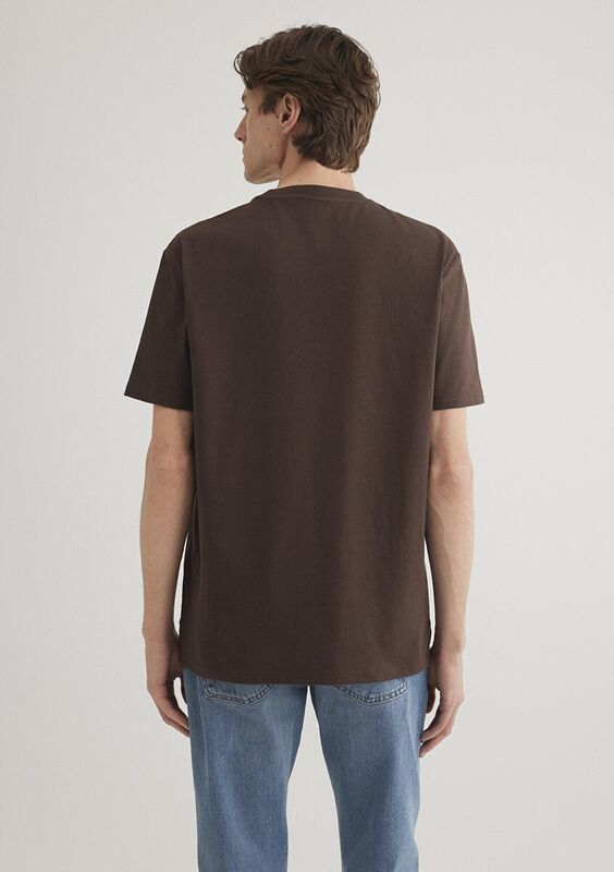 CEPLİ TİŞÖRT Erkek Hot Fudge Basic T-Shirt - M066248