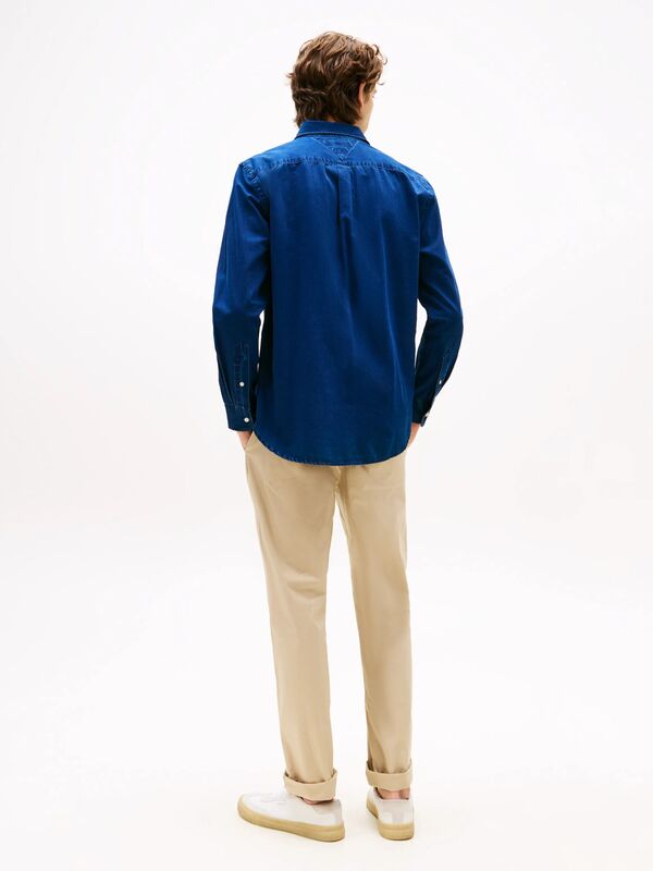 CHAMBRAY RF SHIRT Erkek Mavi Gömlek - MW0MW38134