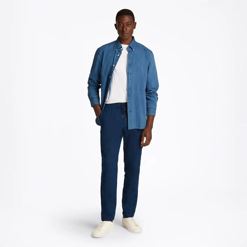 CHAMBRAY RF SHIRT Erkek Mavi Gömlek - MW0MW38134