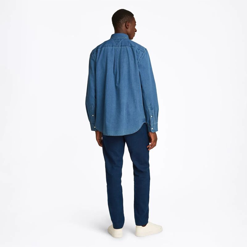 CHAMBRAY RF SHIRT Erkek Mavi Gömlek - MW0MW38134