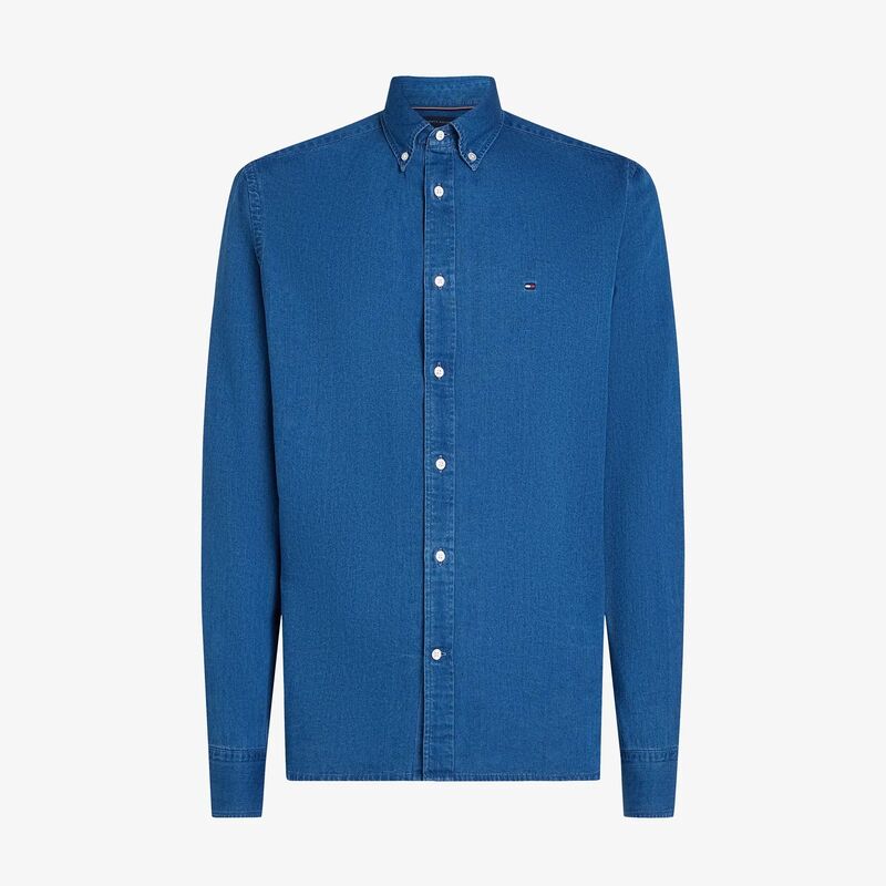 CHAMBRAY RF SHIRT Erkek Mavi Gömlek - MW0MW38134