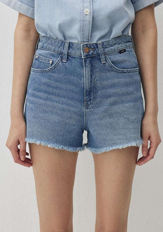 CHERRY Kadın Mavi Denim Şort - M1410022