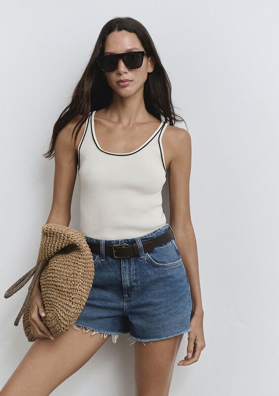 CHERRY Kadın Mavi Denim Şort - M1410022