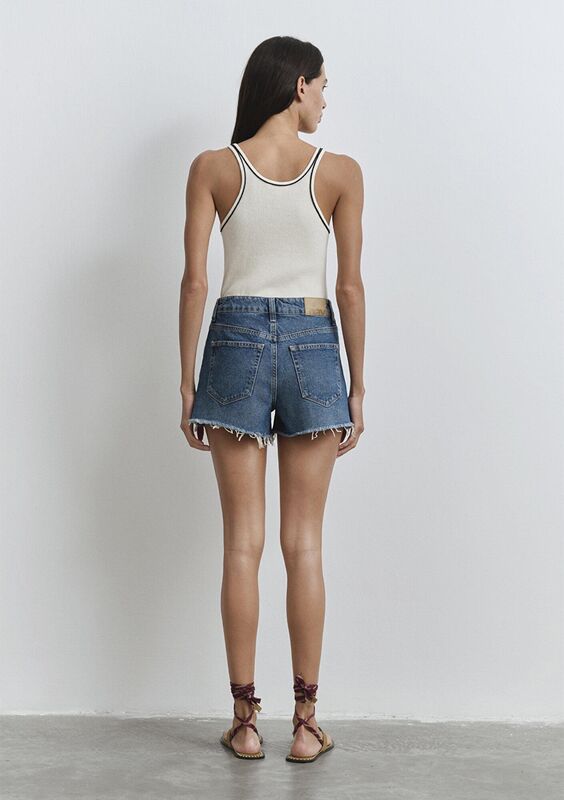 CHERRY Kadın Mavi Denim Şort - M1410022