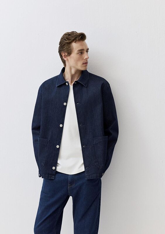 ÇİFT CEP GÖMLEK Erkek Mavi Gömlek - M0211651