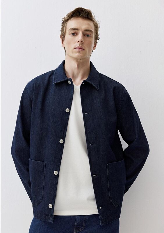 ÇİFT CEP GÖMLEK Erkek Mavi Gömlek - M0211651