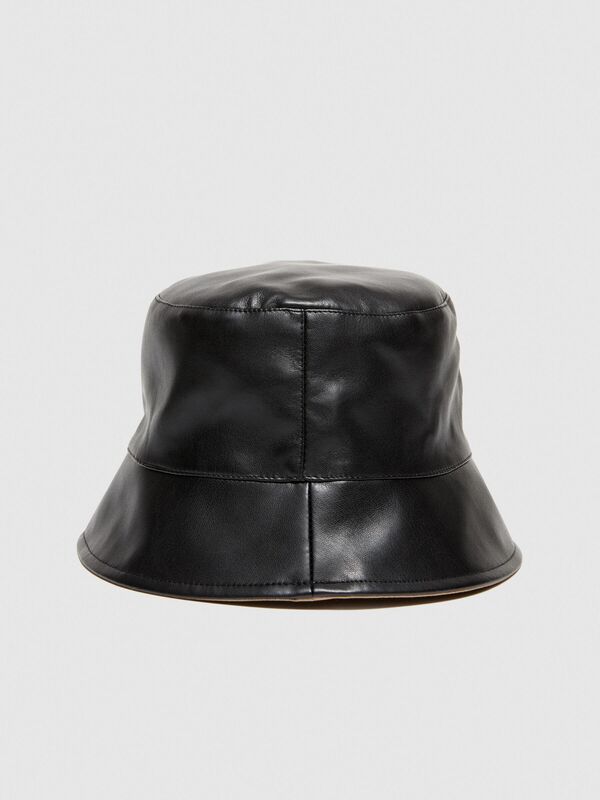 Çift Taraflı Çan Şapka Kadın Turuncu Şapka - 324P69YGWA00U