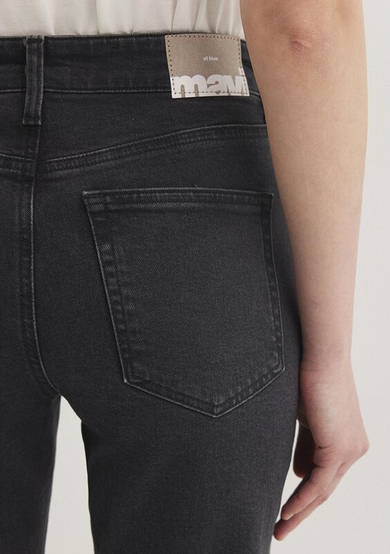 CINDY Kadın Gri Denim Pantolon - M100277