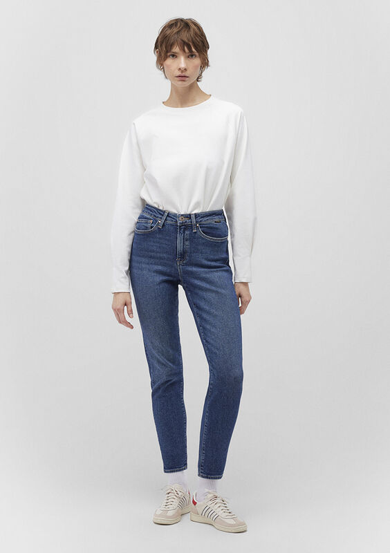 CINDY Kadın Lacivert Denim Pantolon - M100277