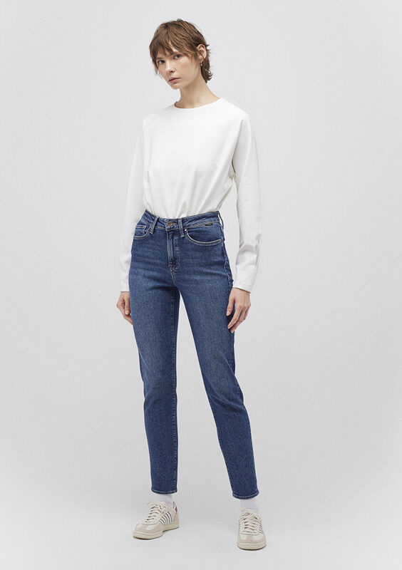 CINDY Kadın Lacivert Denim Pantolon - M100277