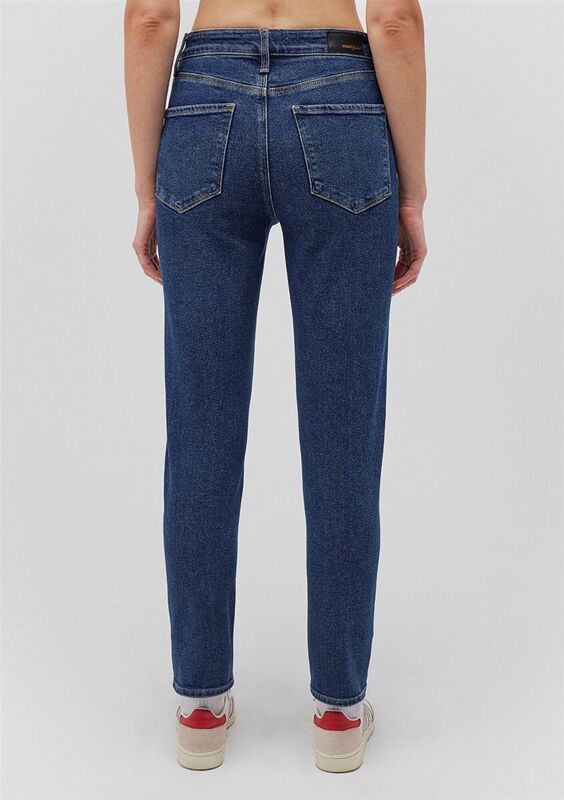 CINDY Kadın Lacivert Denim Pantolon - M100277