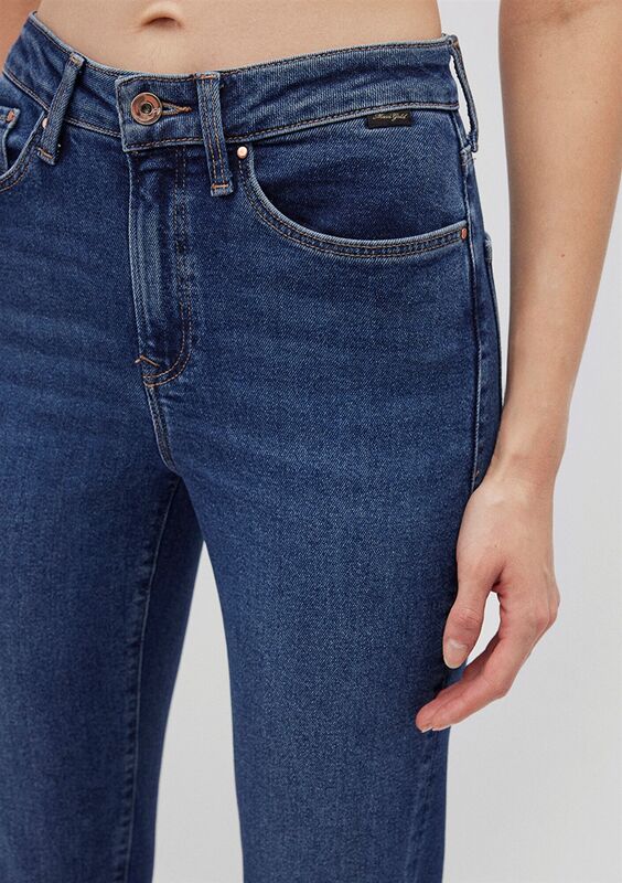 CINDY Kadın Lacivert Denim Pantolon - M100277