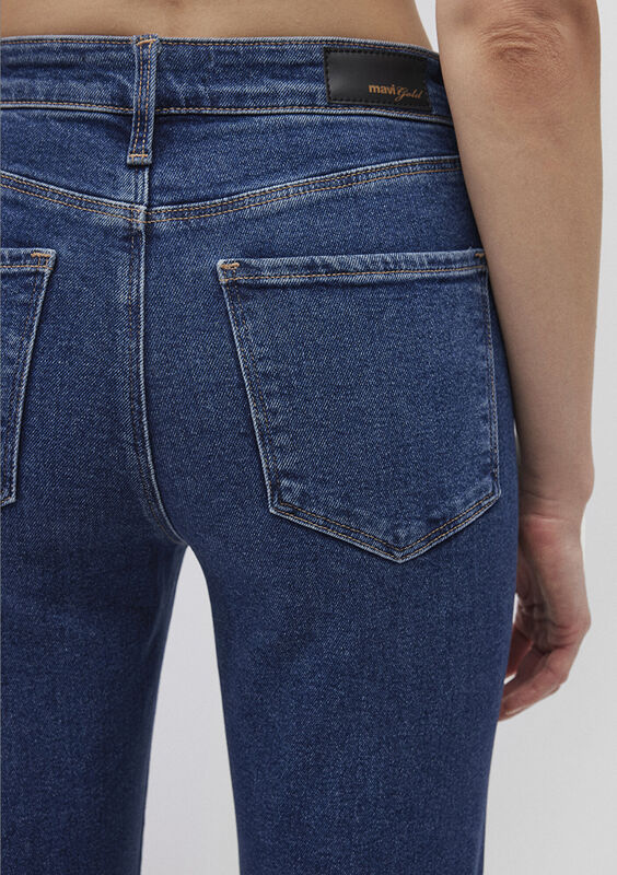 CINDY Kadın Lacivert Denim Pantolon - M100277