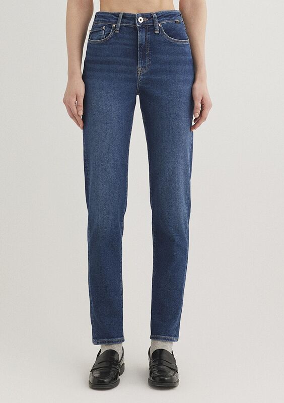 CINDY Kadın Lacivert Denim Pantolon - M100277