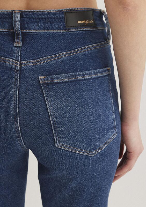 CINDY Kadın Lacivert Denim Pantolon - M100277