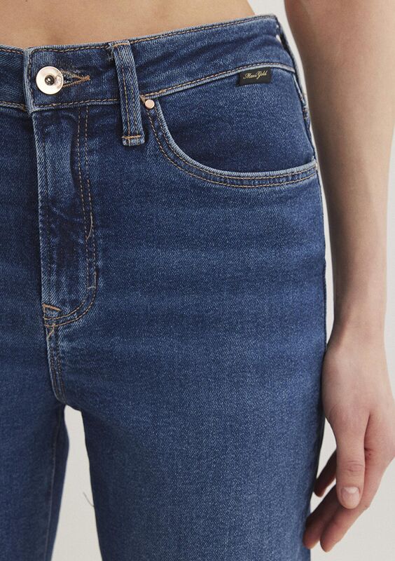 CINDY Kadın Lacivert Denim Pantolon - M100277