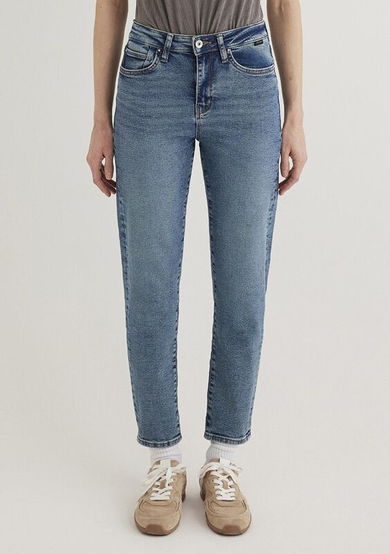 CINDY Kadın Mavi Denim Pantolon - M100277