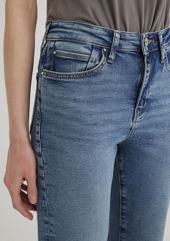 CINDY Kadın Mavi Denim Pantolon - M100277