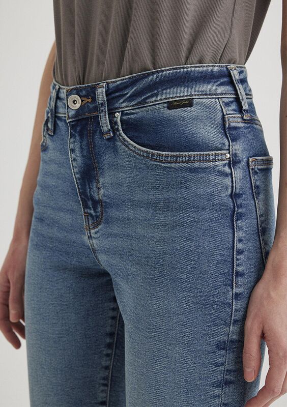 CINDY Kadın Mavi Denim Pantolon - M100277