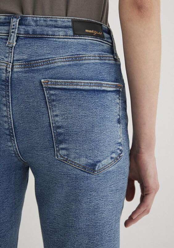 CINDY Kadın Mavi Denim Pantolon - M100277