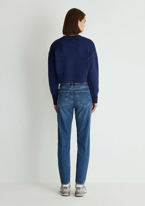 CINDY Kadın Mavi Denim Pantolon - M100277