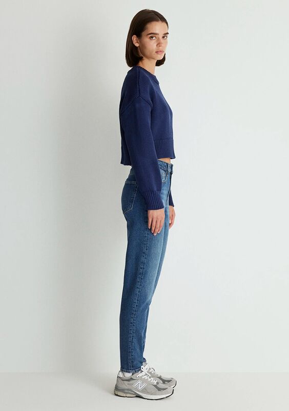 CINDY Kadın Mavi Denim Pantolon - M100277