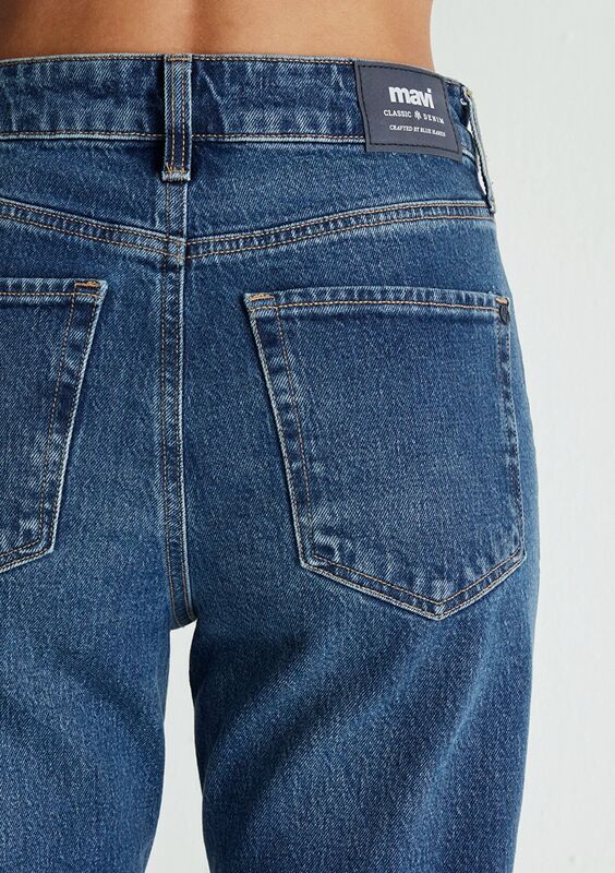 CINDY Kadın Mavi Denim Pantolon - M100277