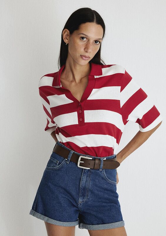 CLARA Kadın Denim Şort - M14501 Deep Shaded 90'S
