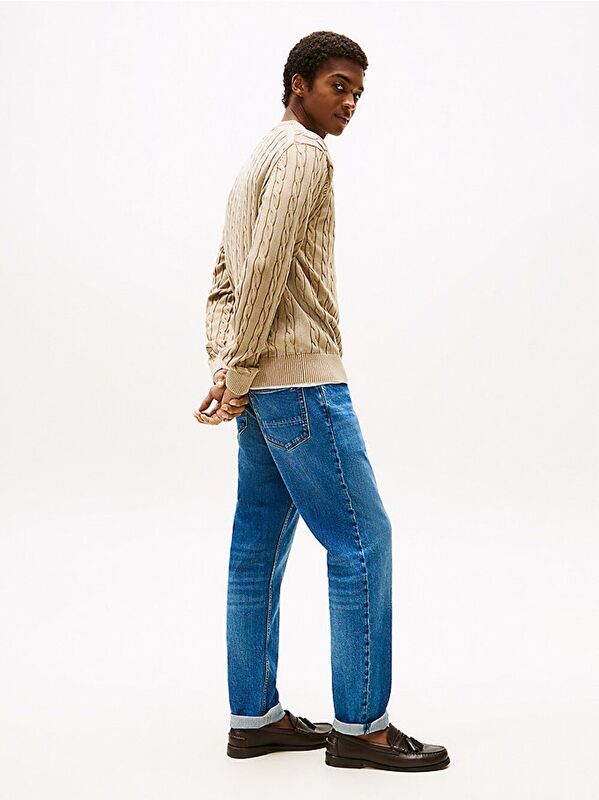 CLASSIC CABLE GMD C NK Erkek Yeşil Kazak - MW0MW39524