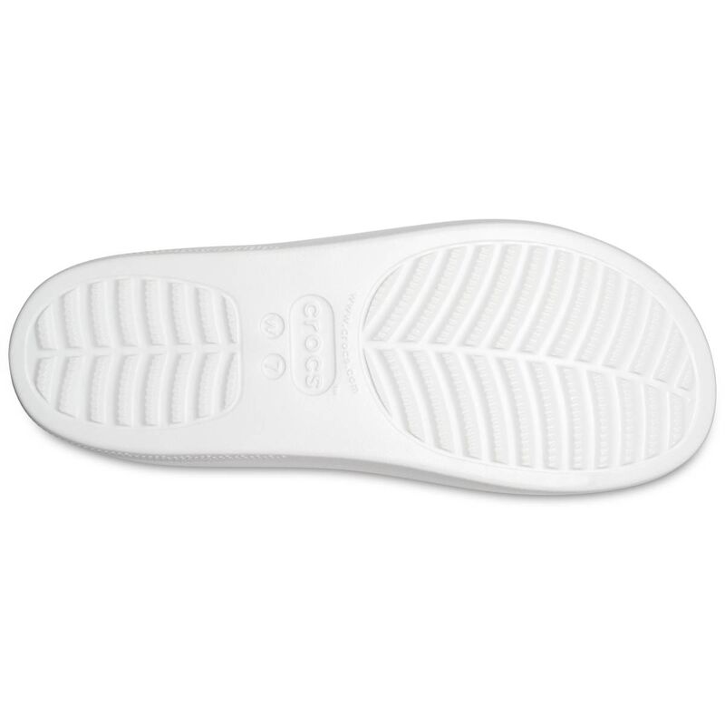 Classic Platform Slide Kadın Beyaz Terlik - 208180