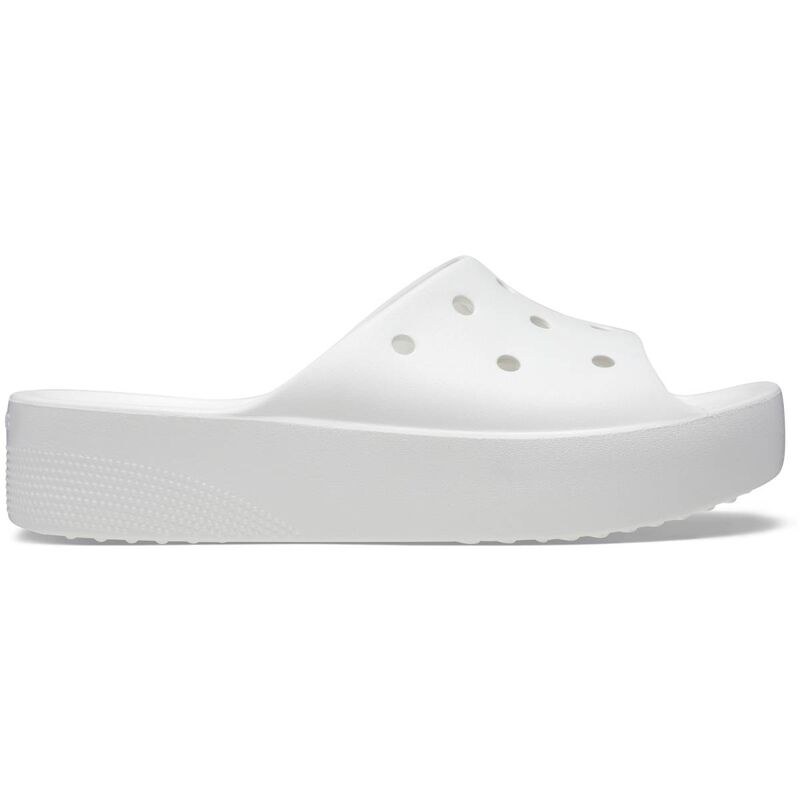 Crocs - Classic Platform Slide Kadın Beyaz Terlik - 208180