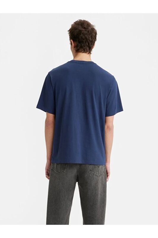 CLASSIC RELAXED TEE NAVAL ACADEMY Erkek Siyah T-Shirt - A3385