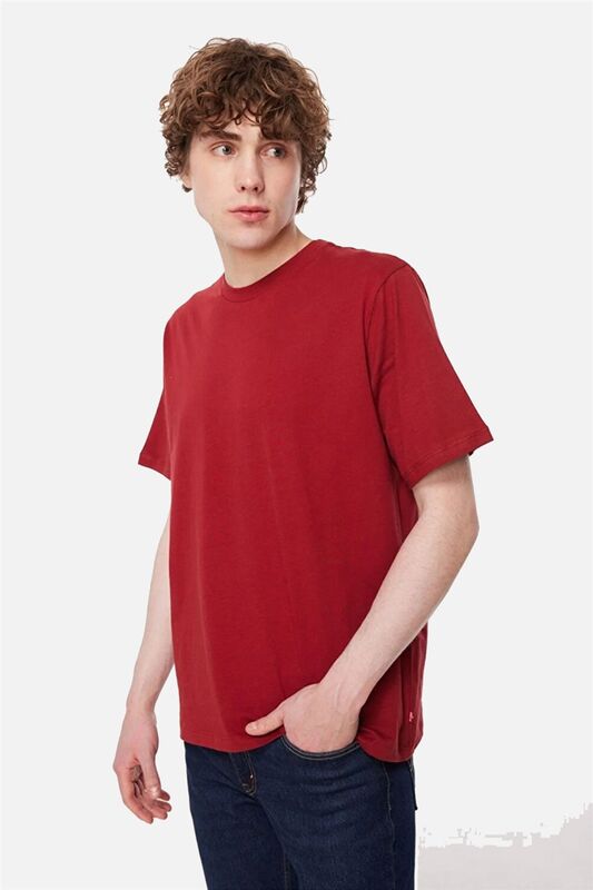 CLASSIC RELAXED TEE TR SUNDRIED TOMATO Erkek Mavi T-Shirt - A9437